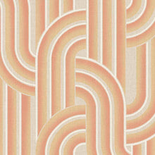 340563 Retro Arches Terracotta Groovy Wallpaper by Eijffinger