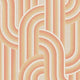 Retro Arches Terracotta Groovy Wallpaper by Eijffinger