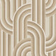 Retro Arches Taupe Groovy Wallpaper by Eijffinger