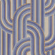 Retro Arches Blue Groovy Wallpaper by Eijffinger