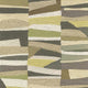 Abstract Bricks Green Groovy Wallpaper by Eijffinger