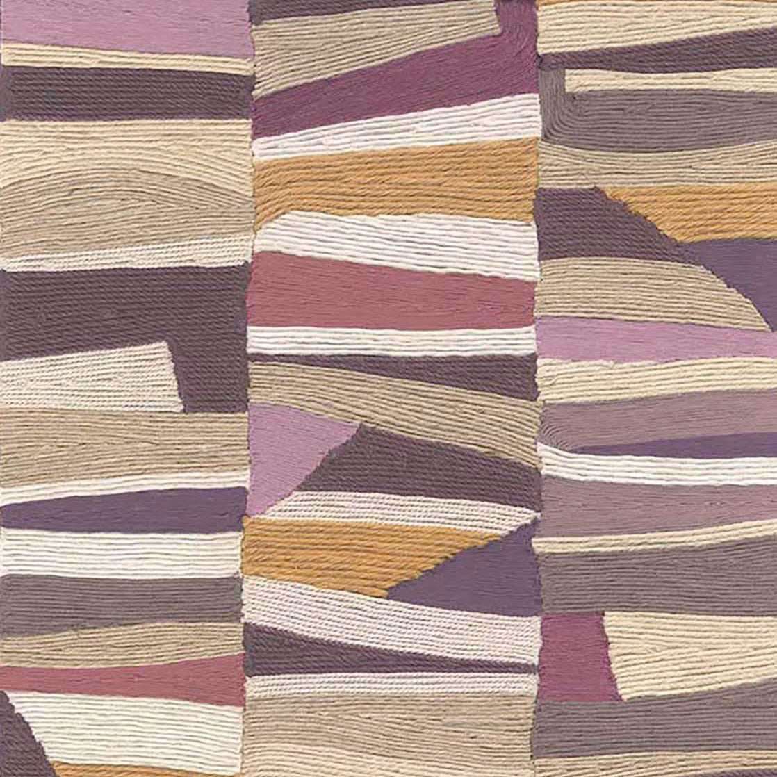 340573 Abstract Bricks Lilac Groovy Wallpaper by Eijffinger