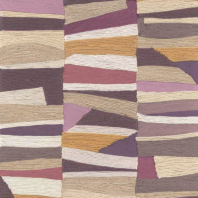 340573 Abstract Bricks Lilac Groovy Wallpaper by Eijffinger