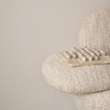 340612 Plain Texture Cream Linen Look Wallpaper by Eijffinger