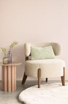 340620 Plain Texture Pale Pink Linen Look Wallpaper by Eijffinger
