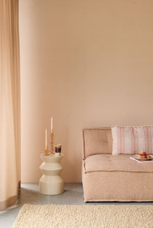 340622 Plain Texture Peach Linen Look Wallpaper by Eijffinger