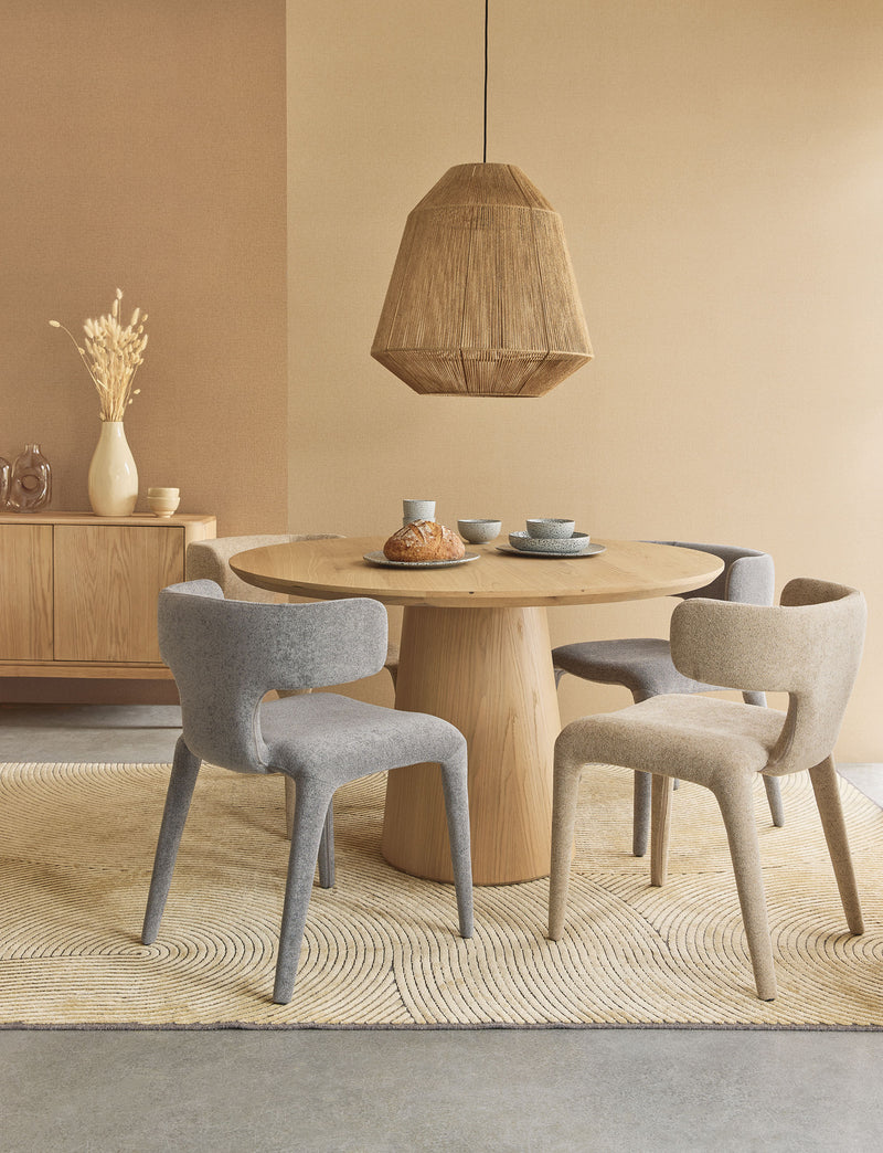 340630 Plain Texture Tan Linen Look Wallpaper by Eijffinger