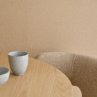 340630 Plain Texture Tan Linen Look Wallpaper by Eijffinger