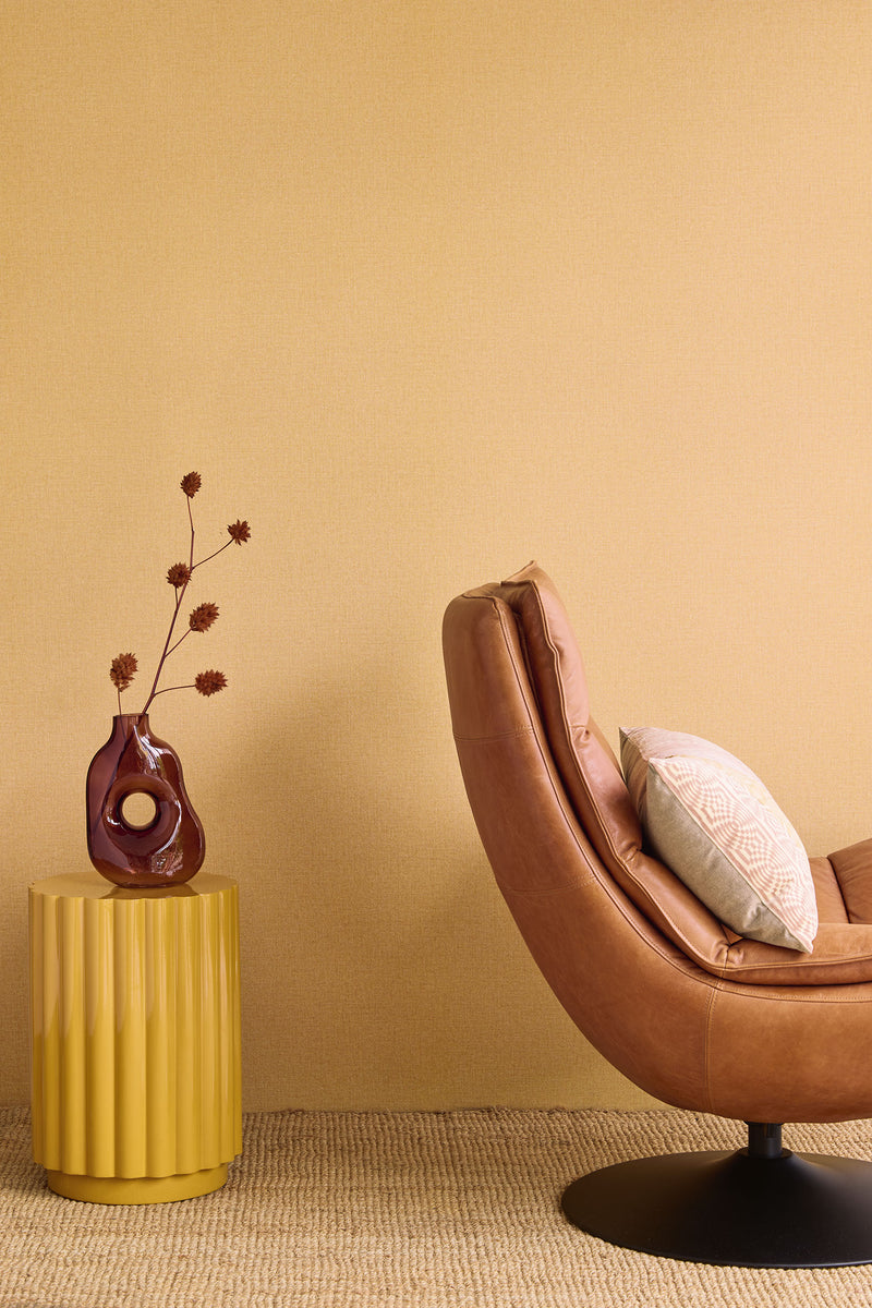 340633 Plain Texture Wheat Linen Look Wallpaper by Eijffinger