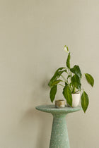 340635 Plain Texture Pistachio Linen Look Wallpaper by Eijffinger