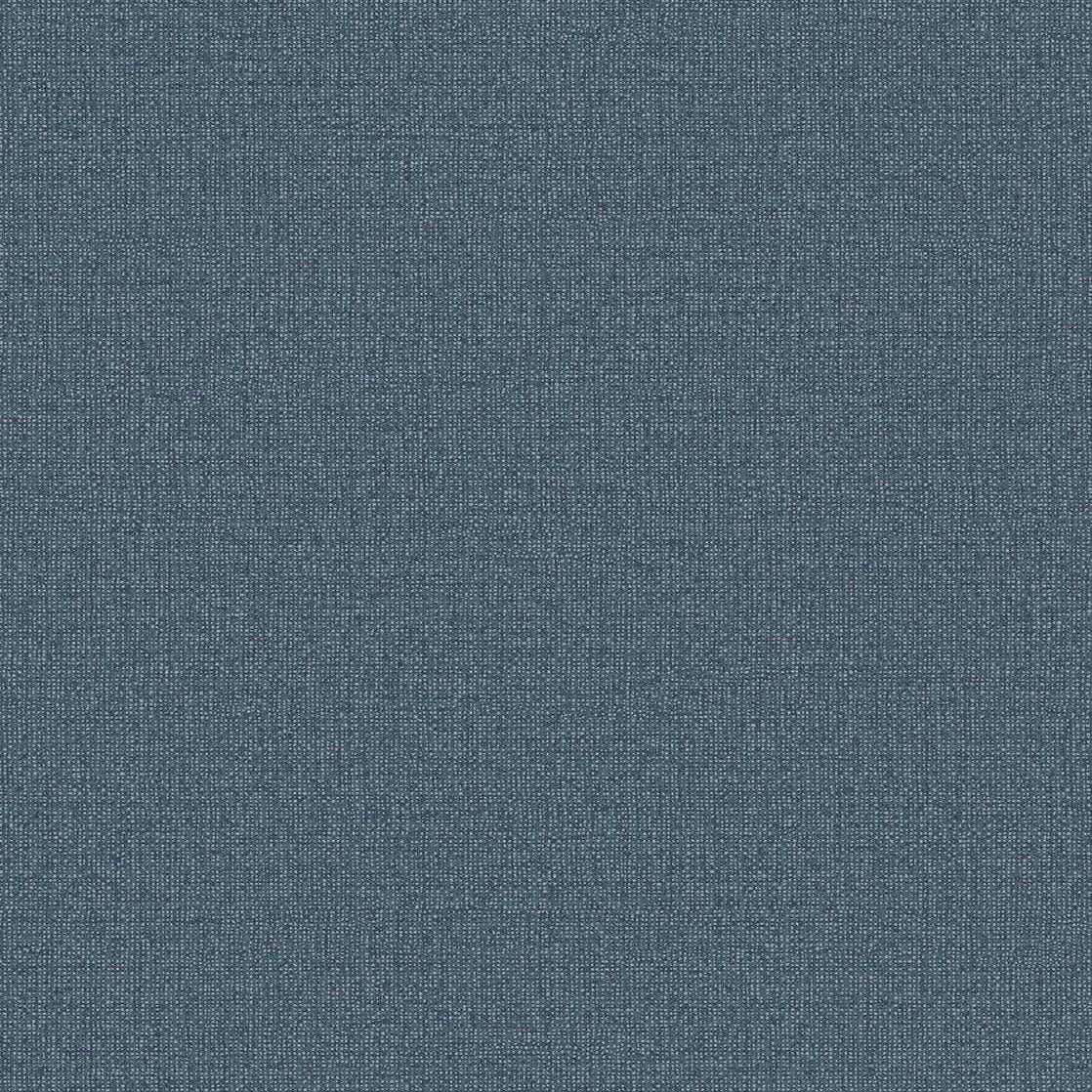 340642 Plain Texture Midnight Blue Linen Look Wallpaper by Eijffinger