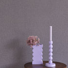 340643 Plain Texture Purple Linen Look Wallpaper by Eijffinger