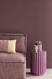 340644 Plain Texture Mauve Linen Look Wallpaper by Eijffinger