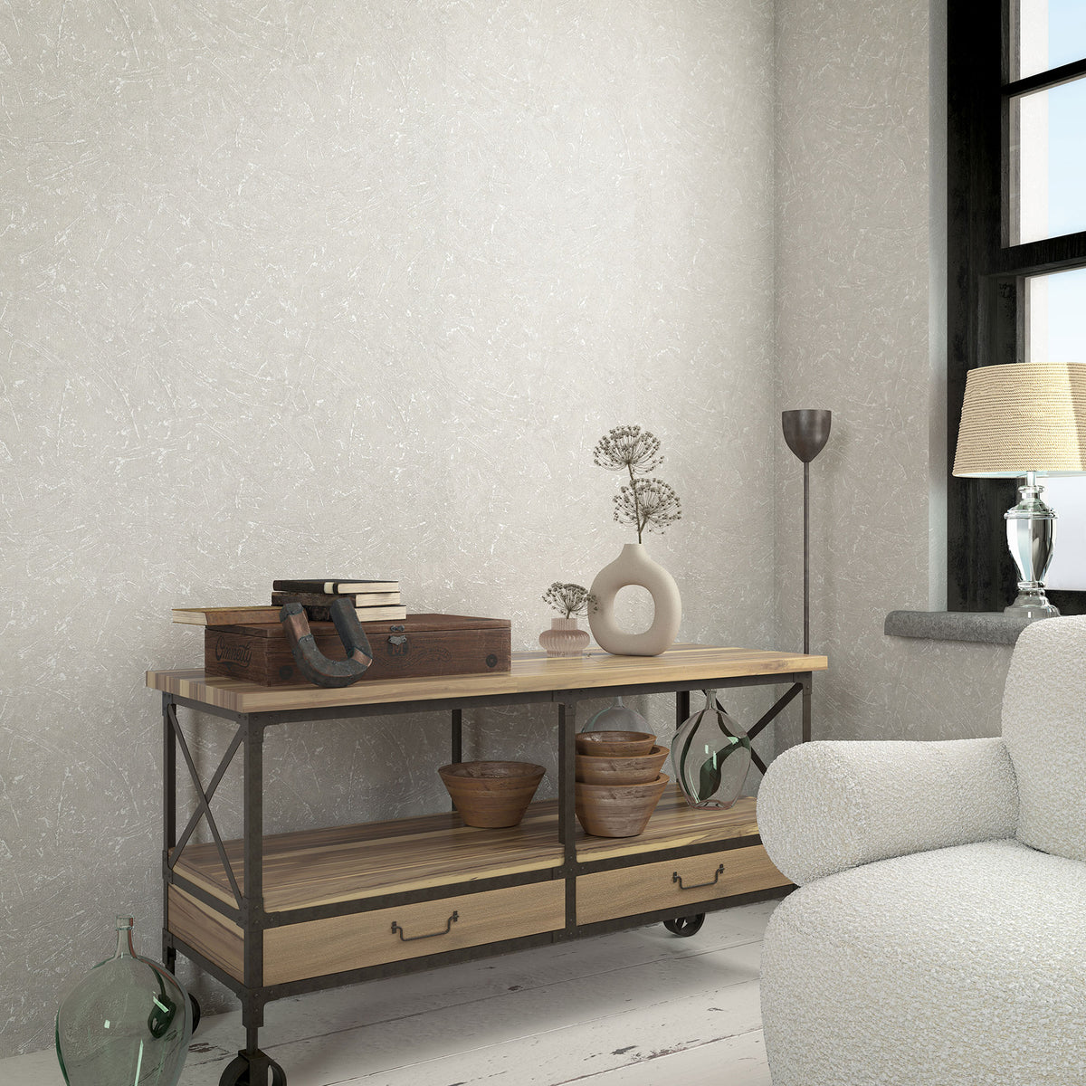 Plaster Loft 2 Wallpaper By Galerie