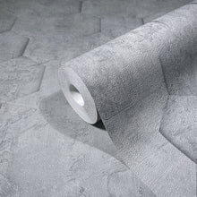 34160 3D Geometric Hexagon The New Design Book Grey Wallpaper By Galerie