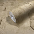 34163 3D Geometric Hexagon The New Design Book Brown Wallpaper By Galerie