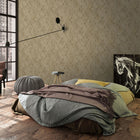 34163 3D Geometric Hexagon The New Design Book Brown Wallpaper By Galerie