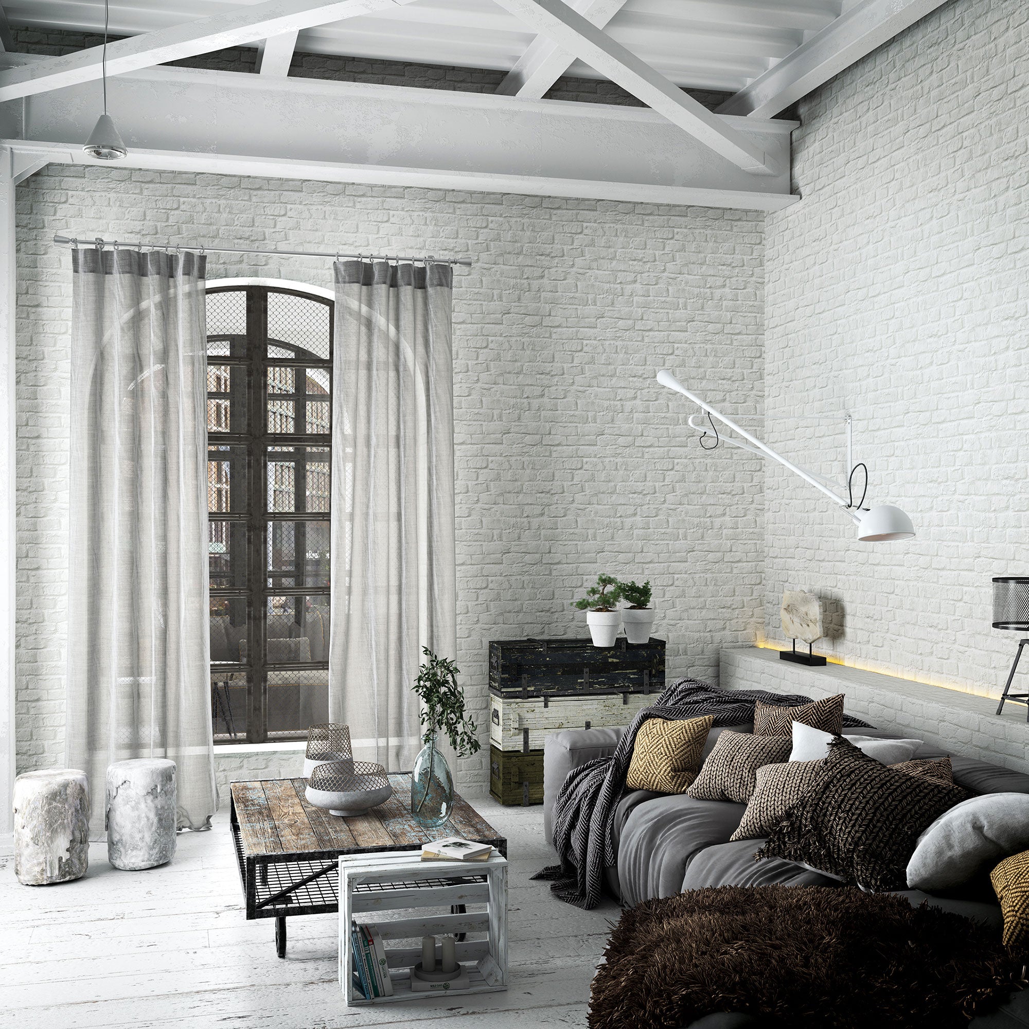 34165 Brick Loft 2 Wallpaper By Galerie