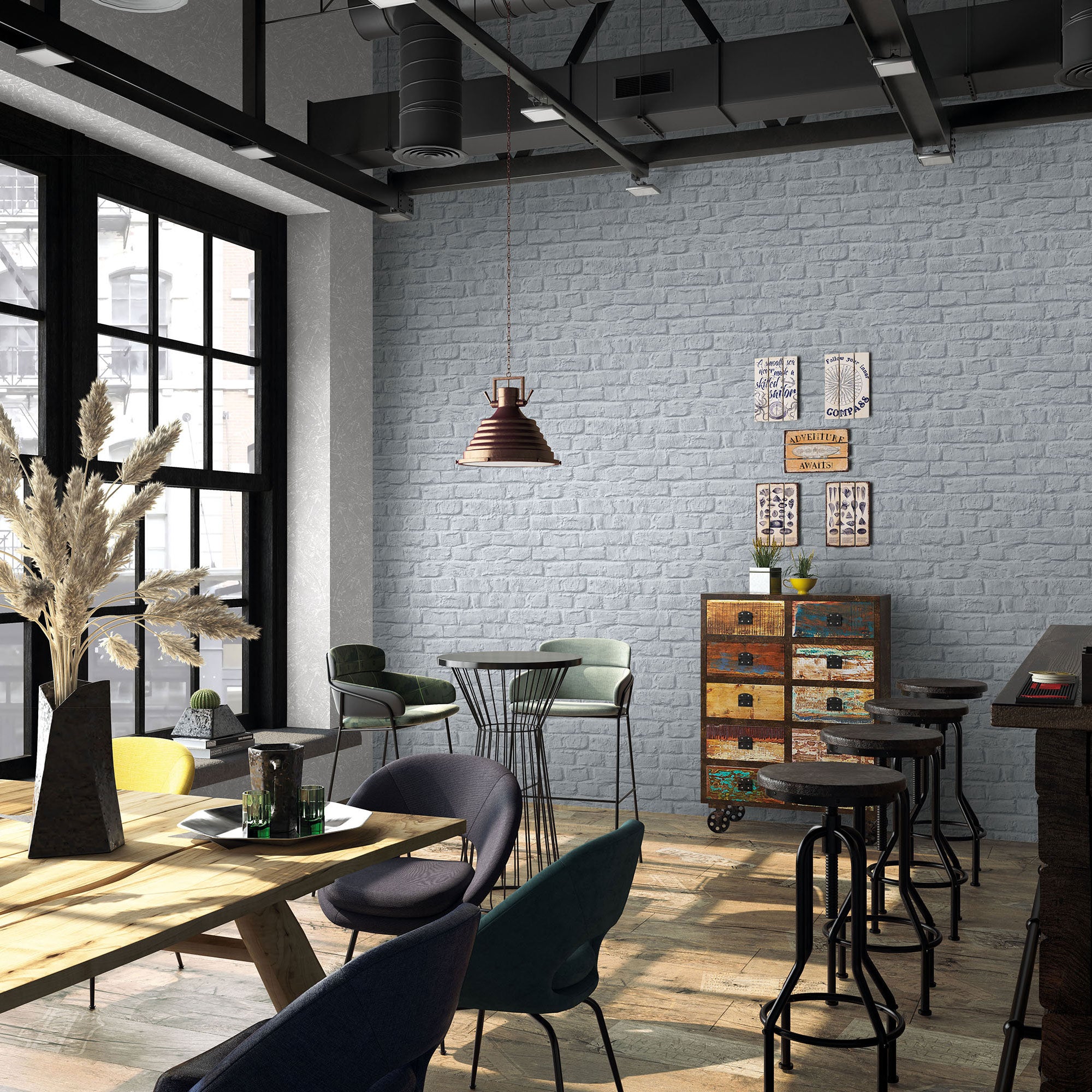 34167 Brick Loft 2 Wallpaper By Galerie