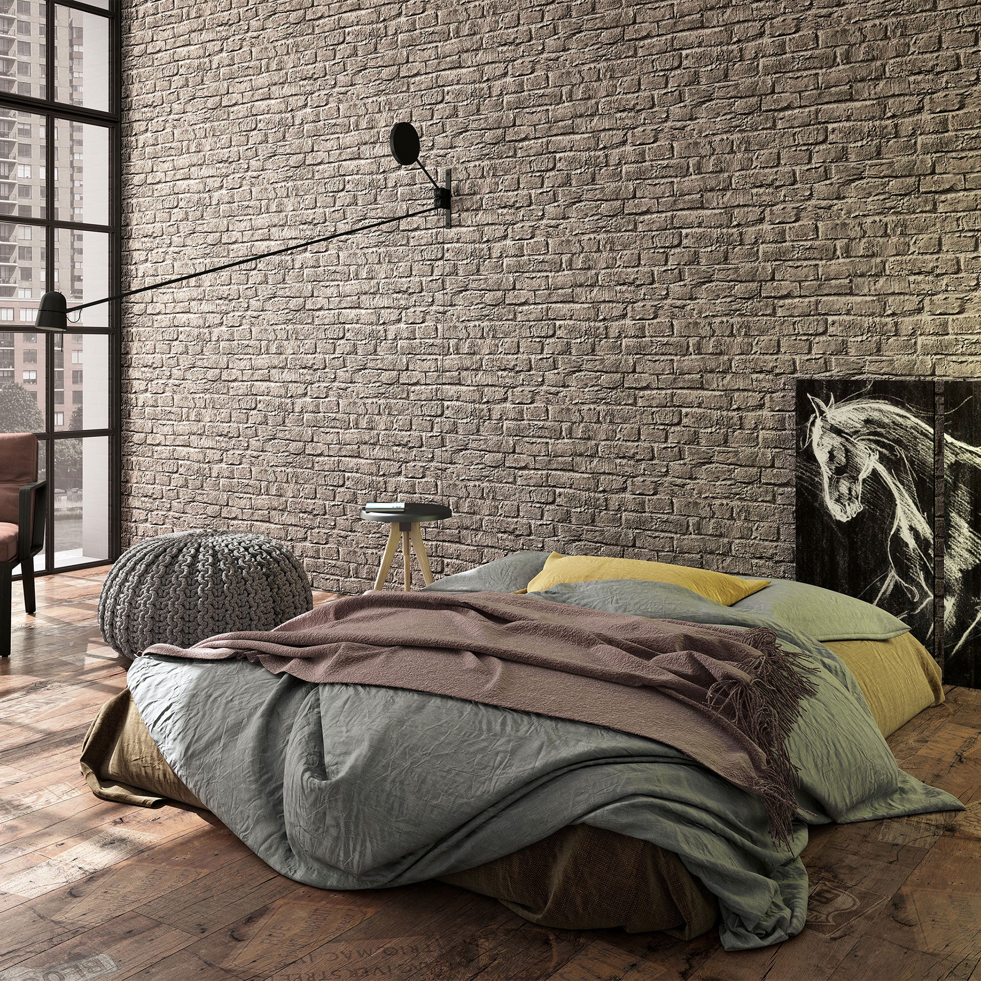 34168 Brick Loft 2 Wallpaper By Galerie