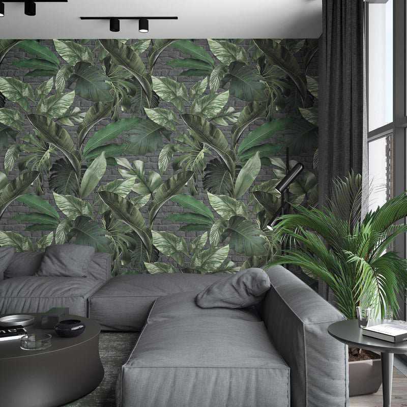 34195 Tropical Brick Loft 2 Wallpaper By Galerie