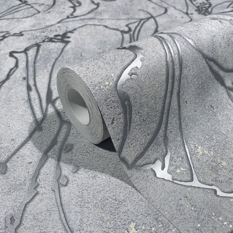 34254 Graphic The New Design Book Grey Wallpaper By Galerie