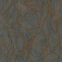34256 Graphic The New Design Book Black and Copper Wallpaper By Galerie