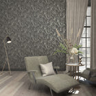 34257 Graphic The New Design Book Black and Silver Wallpaper By Galerie