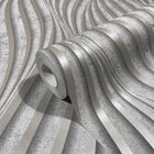 34261 Wave The New Design Book Grey Wallpaper By Galerie
