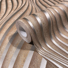 34262 Wave The New Design Book Brown Wallpaper By Galerie