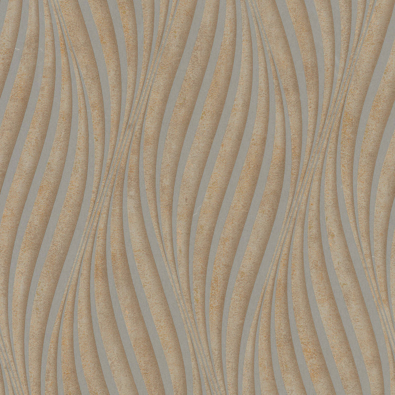 34262 Wave The New Design Book Brown Wallpaper By Galerie