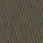 34263 Wave The New Design Book Black and Copper Wallpaper By Galerie