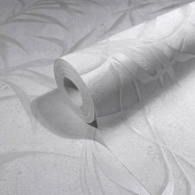 34283 Shimmer Leaf The New Design Book White Wallpaper By Galerie