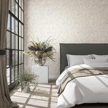 34284 Shimmer Leaf The New Design Book Beige Wallpaper By Galerie