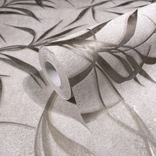 34284 Shimmer Leaf The New Design Book Beige Wallpaper By Galerie