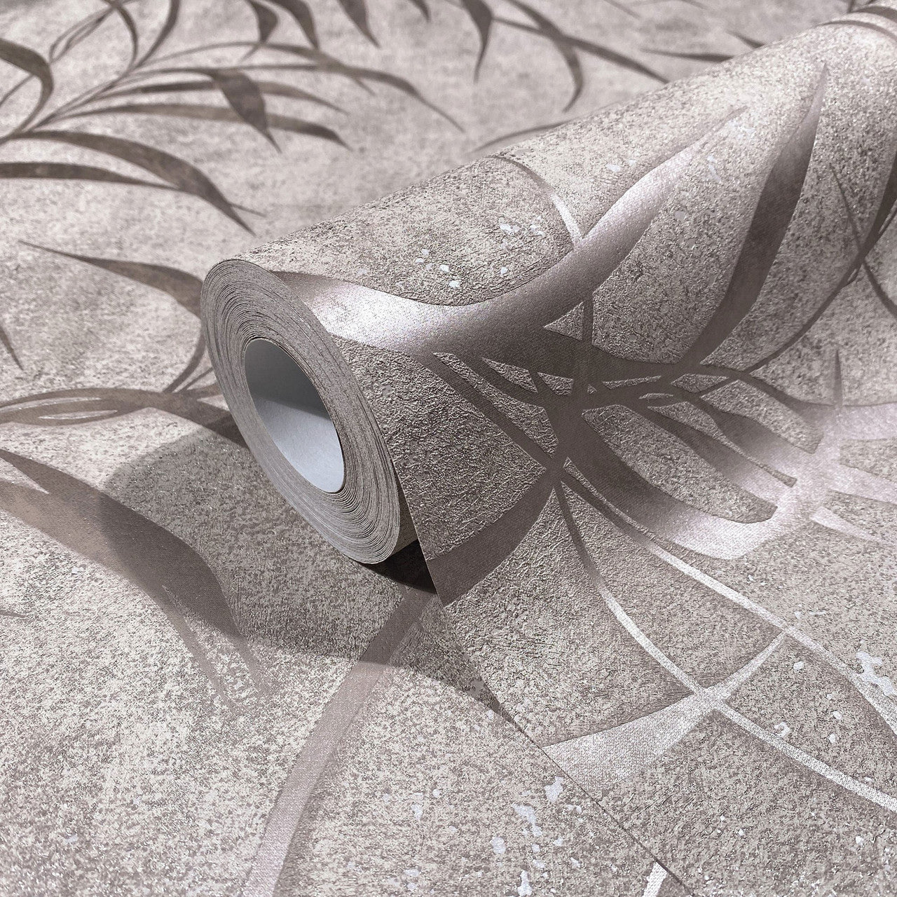 34285 Shimmer Leaf The New Design Book Dusty Pink Wallpaper By Galerie