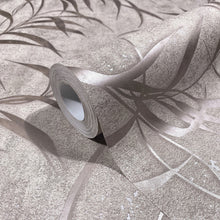 34285 Shimmer Leaf The New Design Book Dusty Pink Wallpaper By Galerie