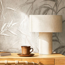 34286 Shimmer Leaf The New Design Book Warm Grey Wallpaper By Galerie