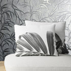 34287 Shimmer Leaf The New Design Book Grey and Silver Wallpaper By Galerie