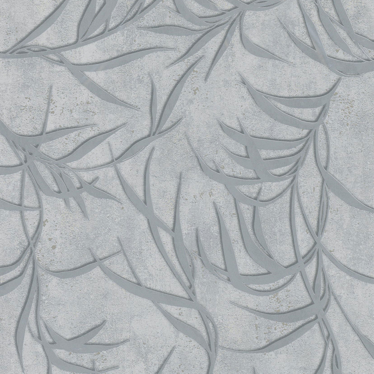 34287 Shimmer Leaf The New Design Book Grey and Silver Wallpaper By Galerie
