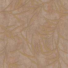 34288 Shimmer Leaf The New Design Book Copper and Gold Wallpaper By Galerie