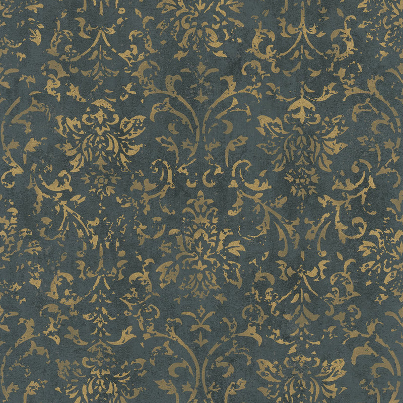 34297 Ornamental The New Design Book Black and Gold Wallpaper By Galerie
