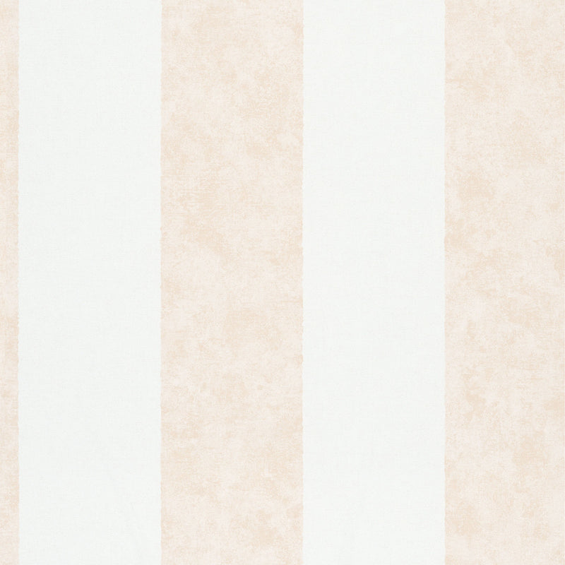 34407 Thick Stripe Flora White and Beige Wallpaper By Galerie