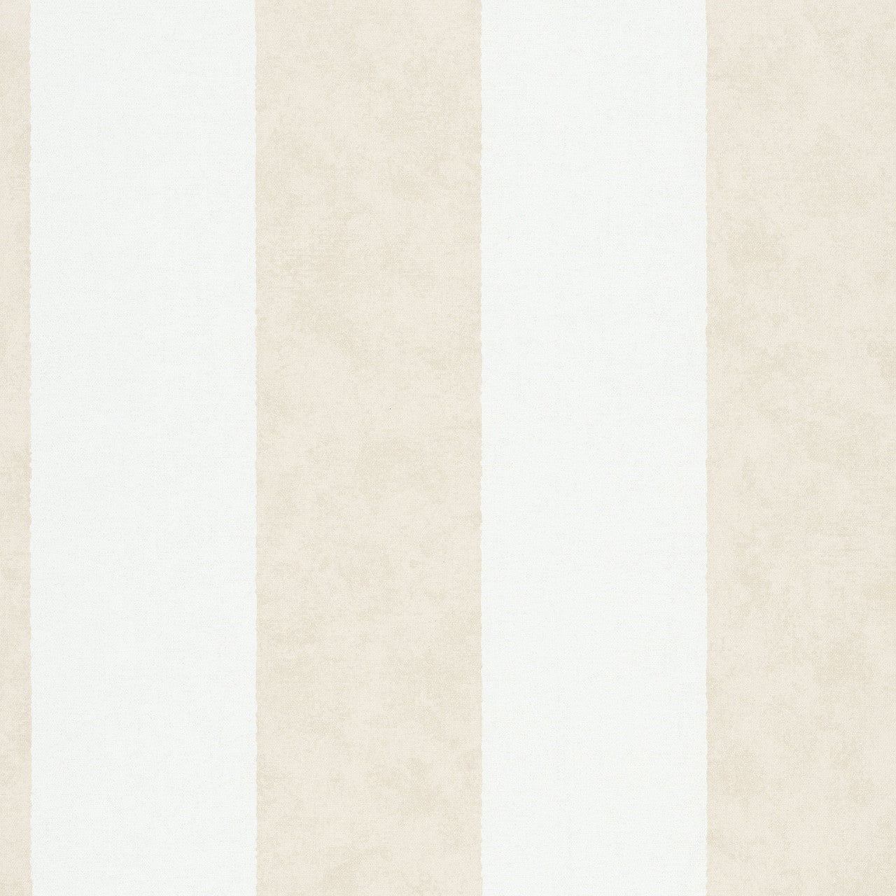34413 Thick Stripe Flora White and Beige Wallpaper By Galerie