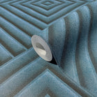 34480 Graphic The New Design Book Blue Wallpaper By Galerie