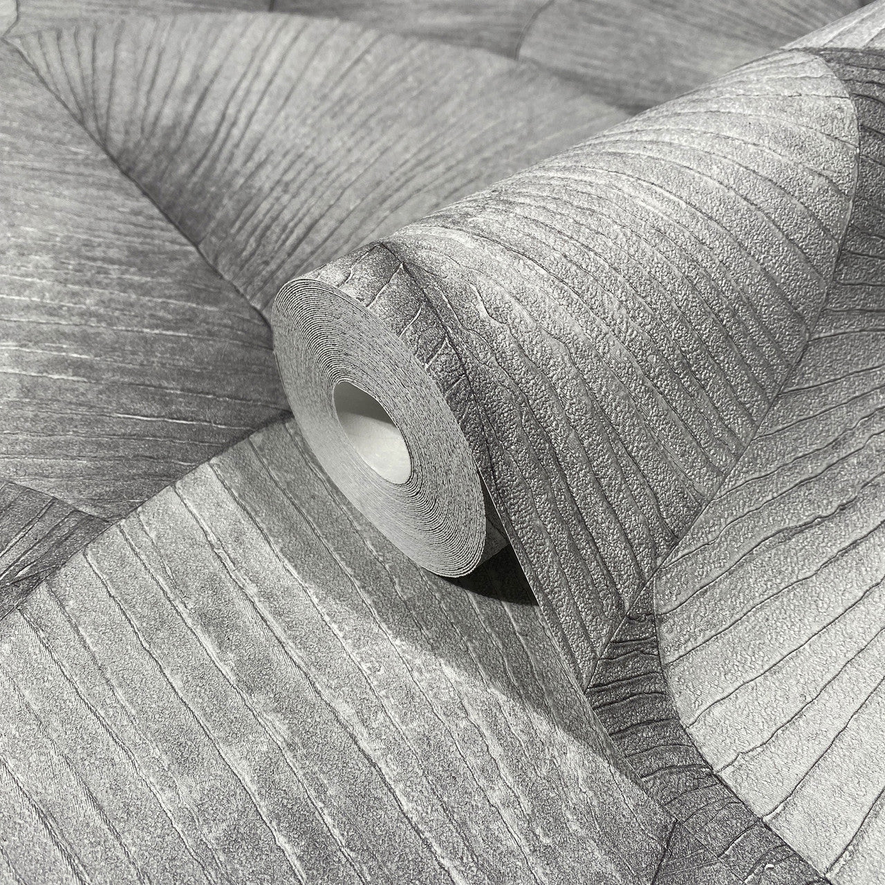 34508 Palm Leaf The New Design Book Grey Wallpaper By Galerie