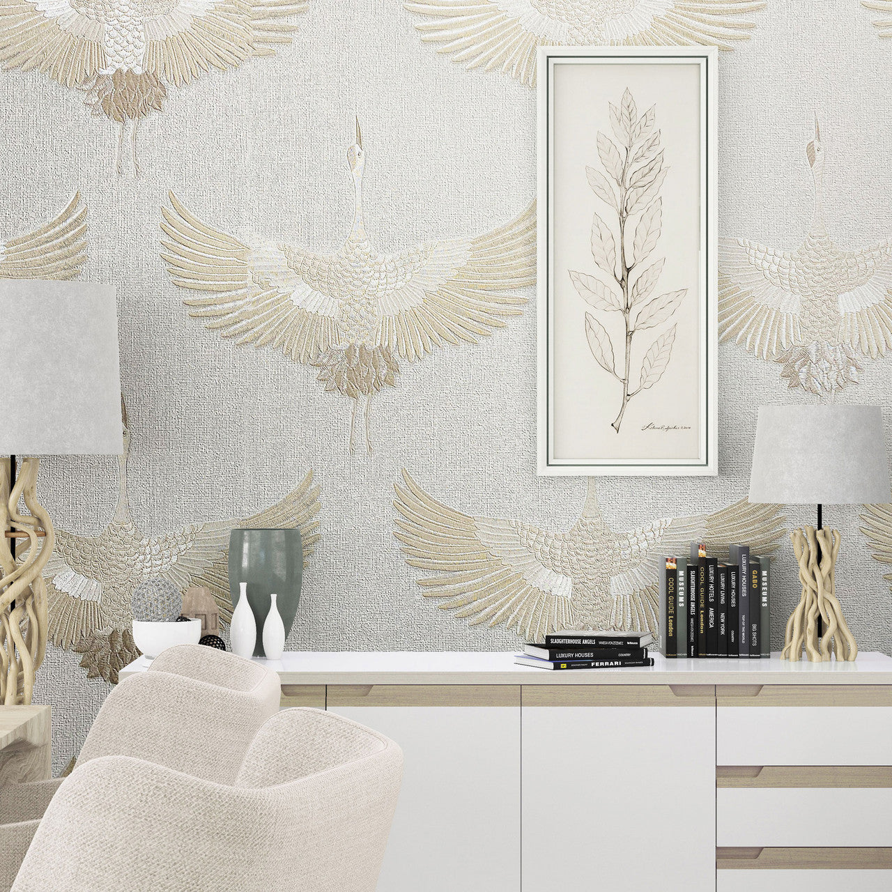 34529 Stork Kumano Wallpaper By Galerie