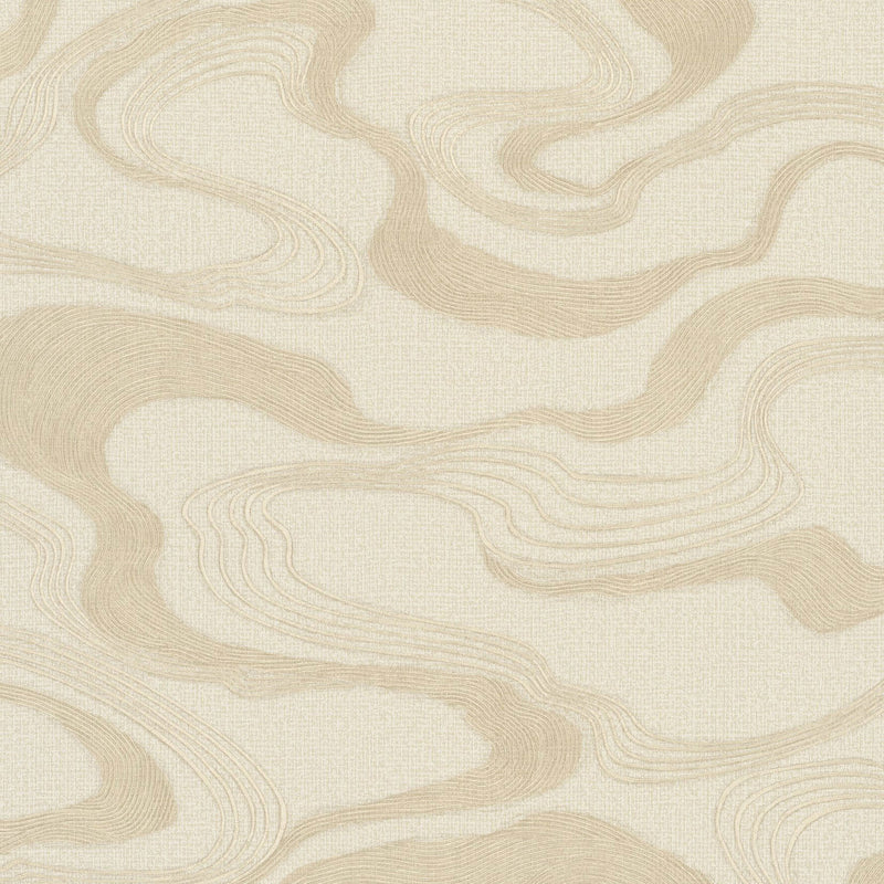 34535 Flow The New Design Book Beige Wallpaper By Galerie