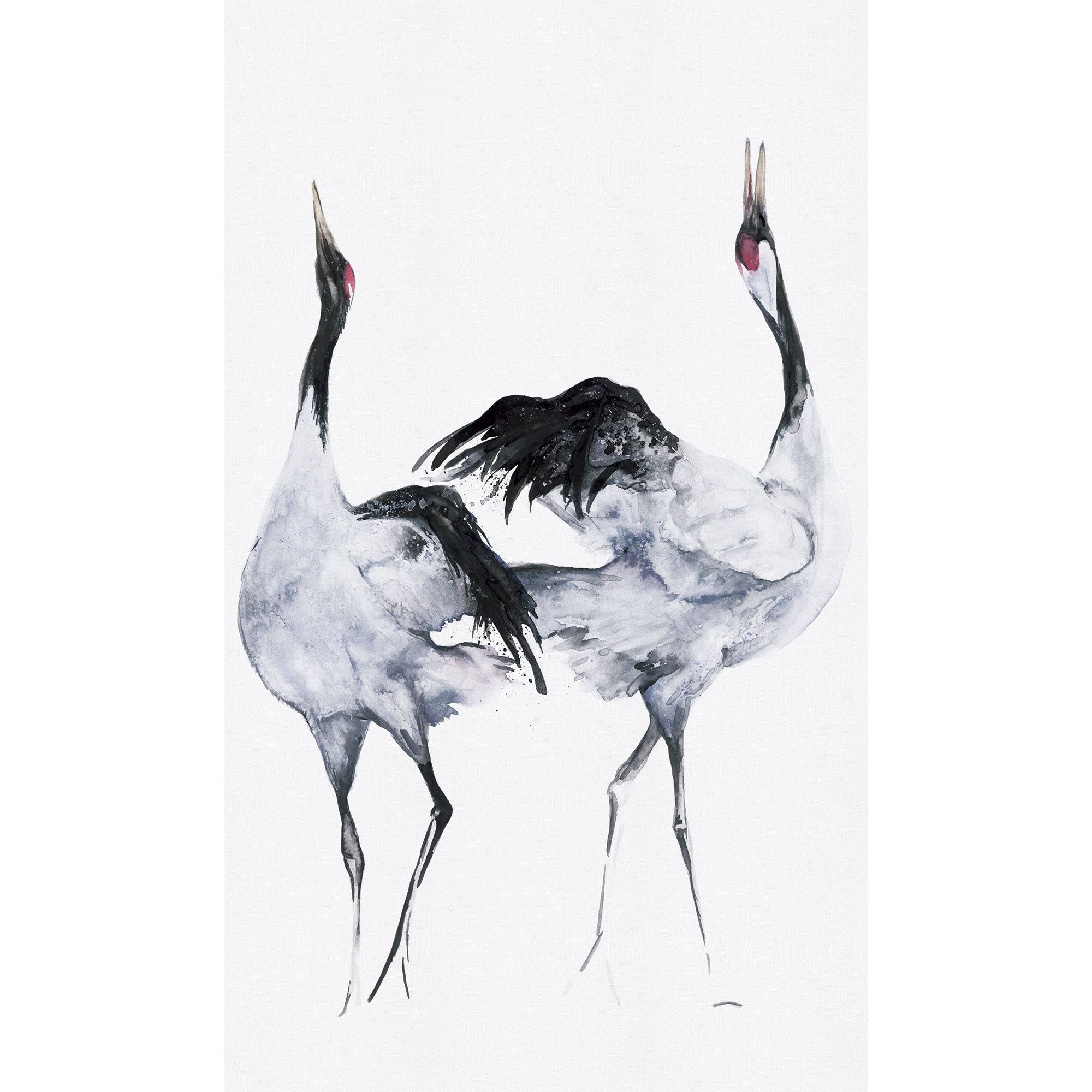 34595 Painted Crane Mural Kumano Wallpaper By Galerie