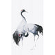 Painted Crane Mural Kumano Wallpaper By Galerie